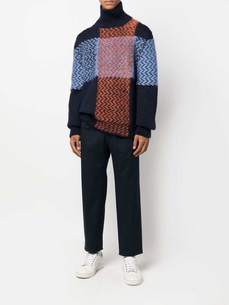Etro Side-Band gabardine trousers outlook