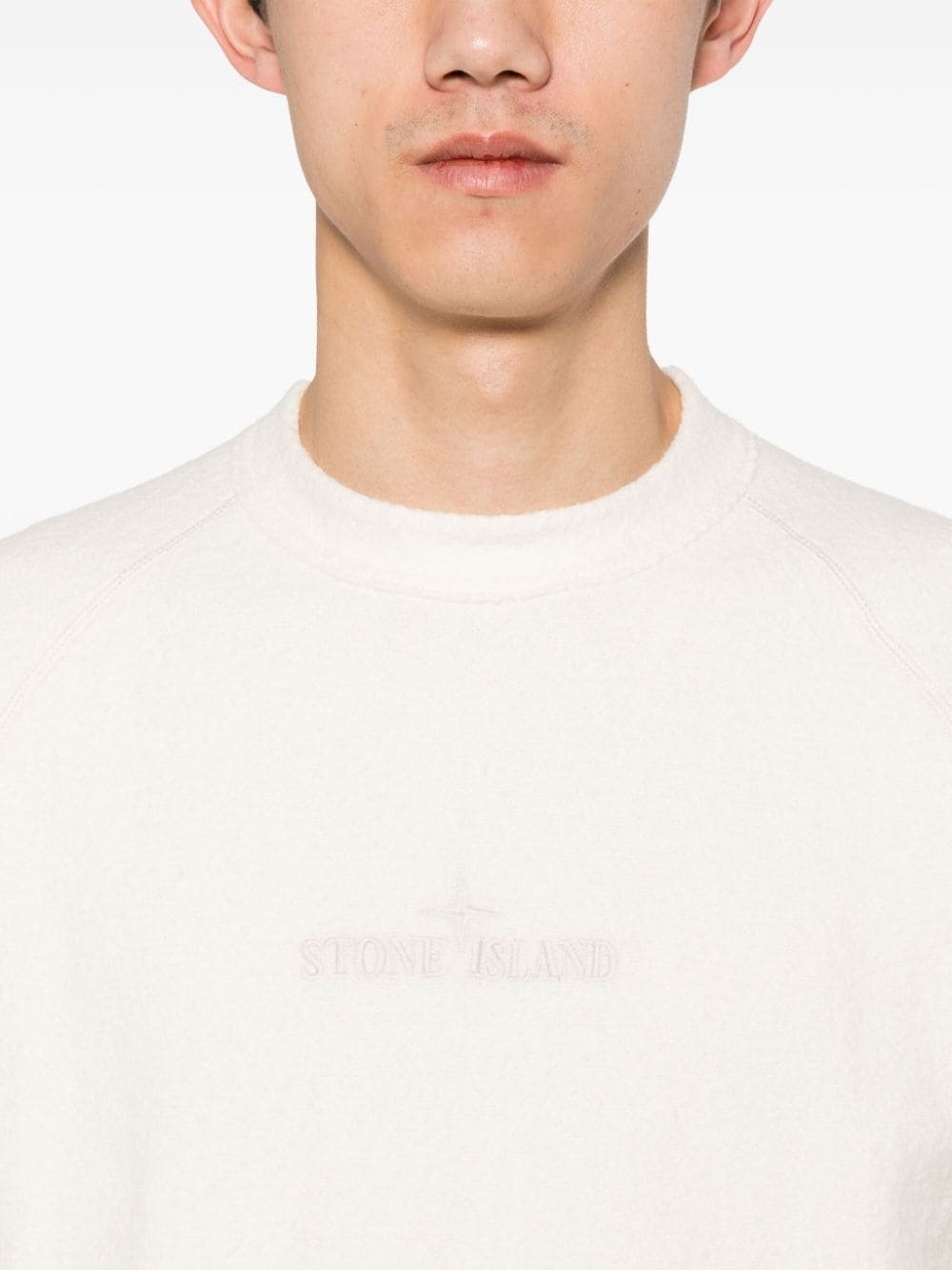 logo-embroidered short-sleeve jumper - 5