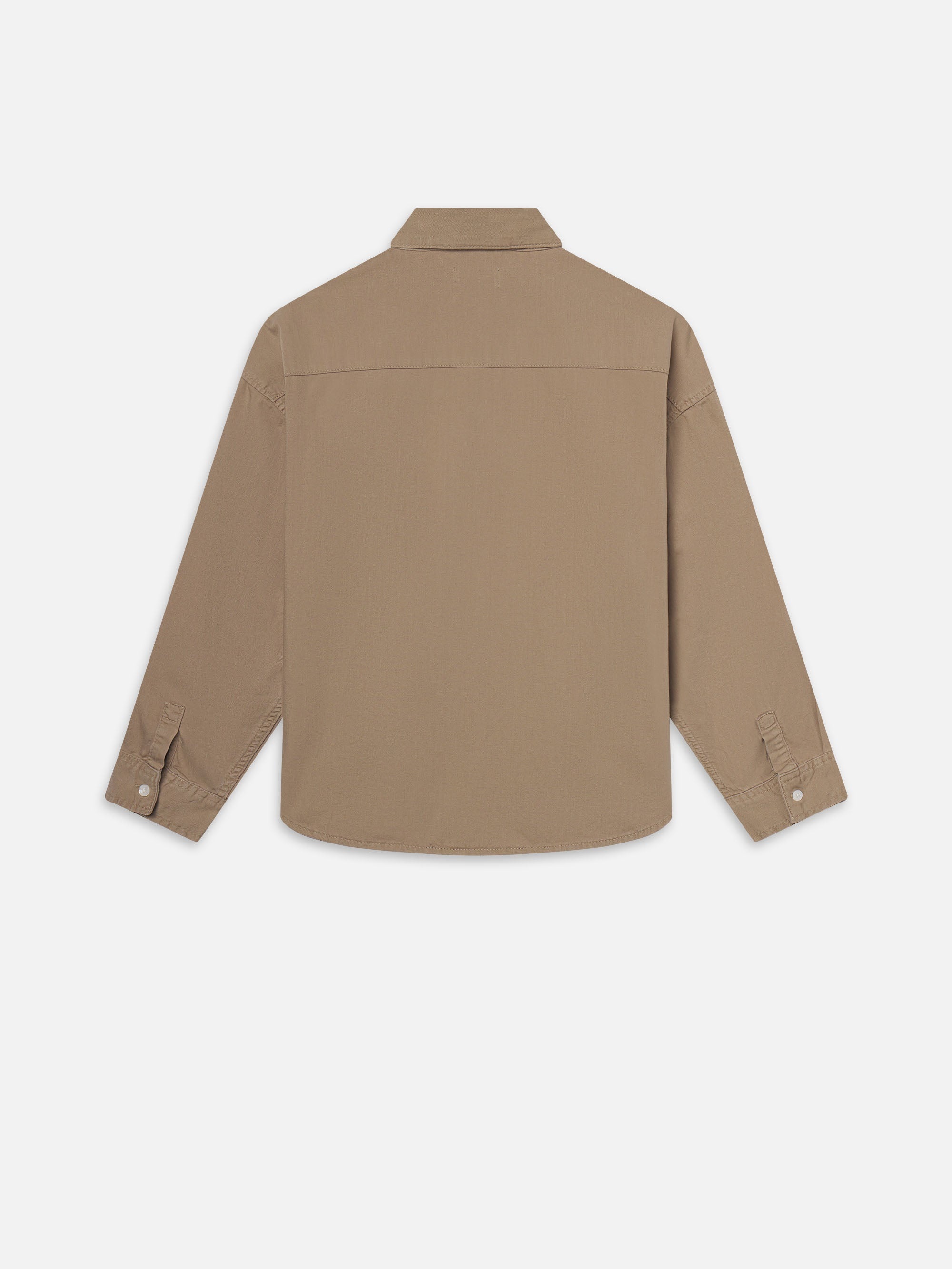 Relaxed Denim Shirt in Dusty Sage - 3