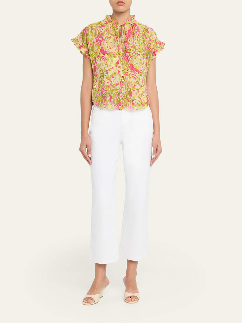 Cinq à Sept Jeni Daisy Swirl Top outlook