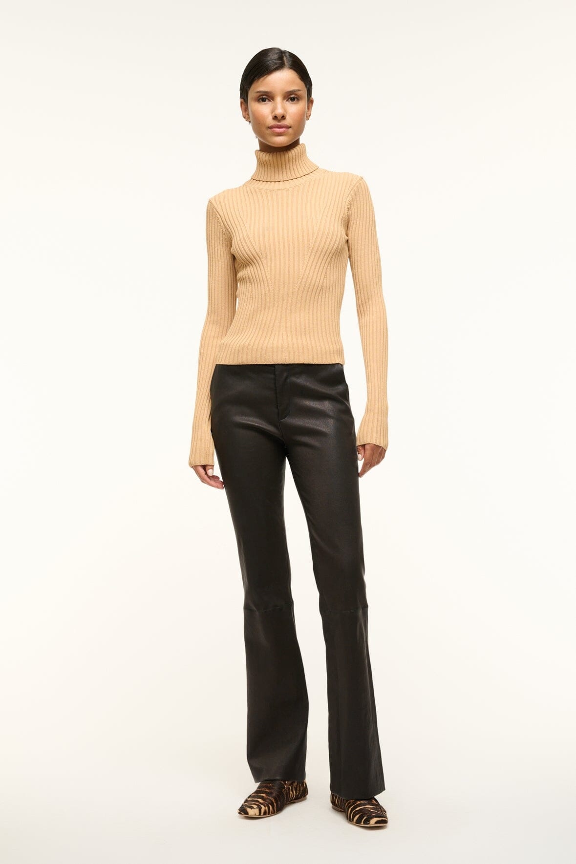 STAUD JACE TOP CAMEL - 2