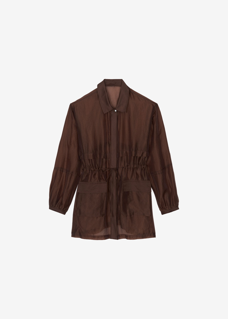 Montaro Sheer Light Jacket - Brown 1