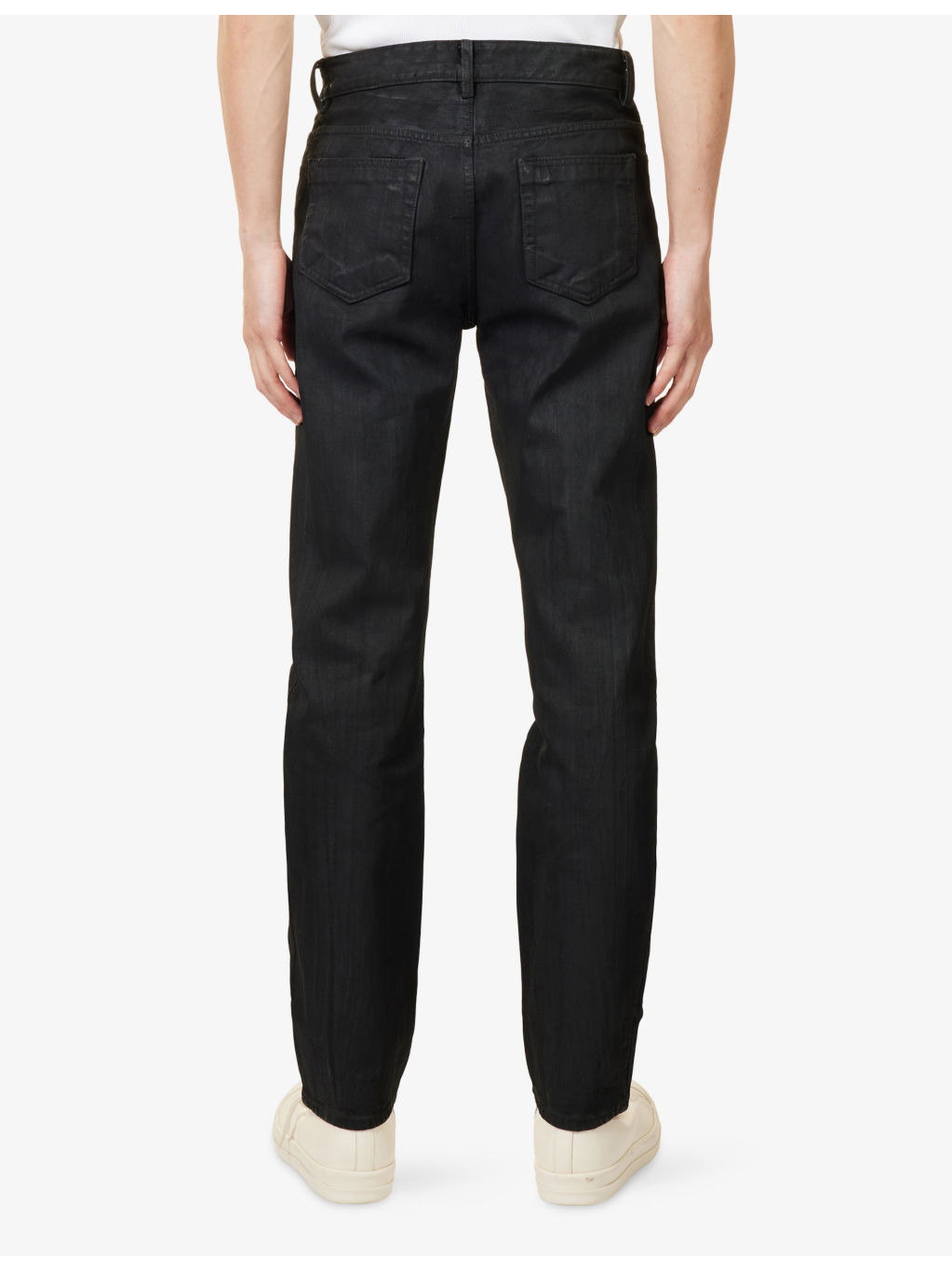 Fog Waxed Straight-Leg Denim Jeans - 4