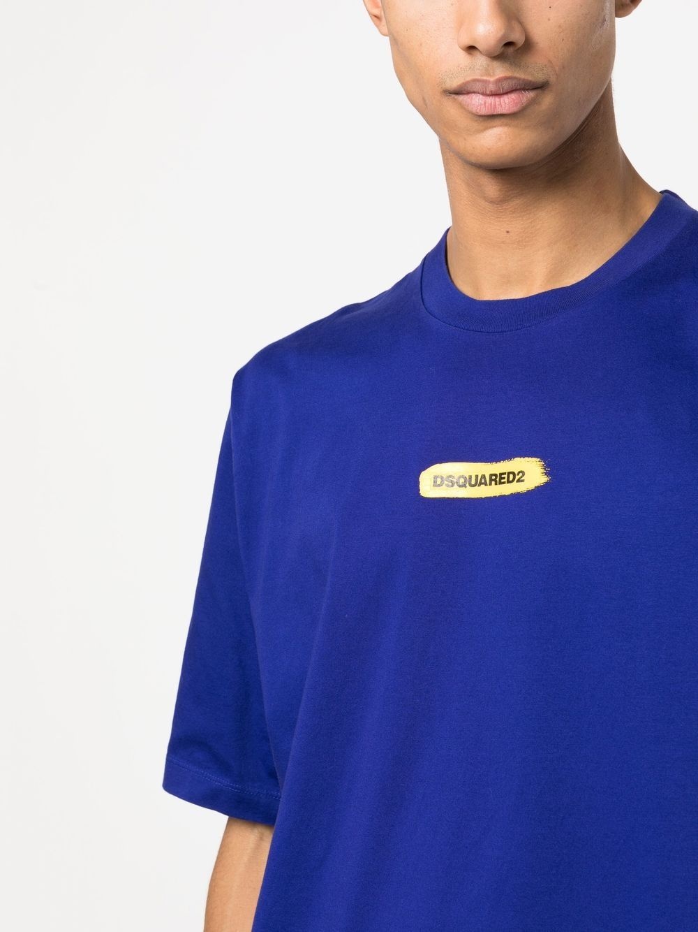 logo-stamp cottonT-shirt - 5