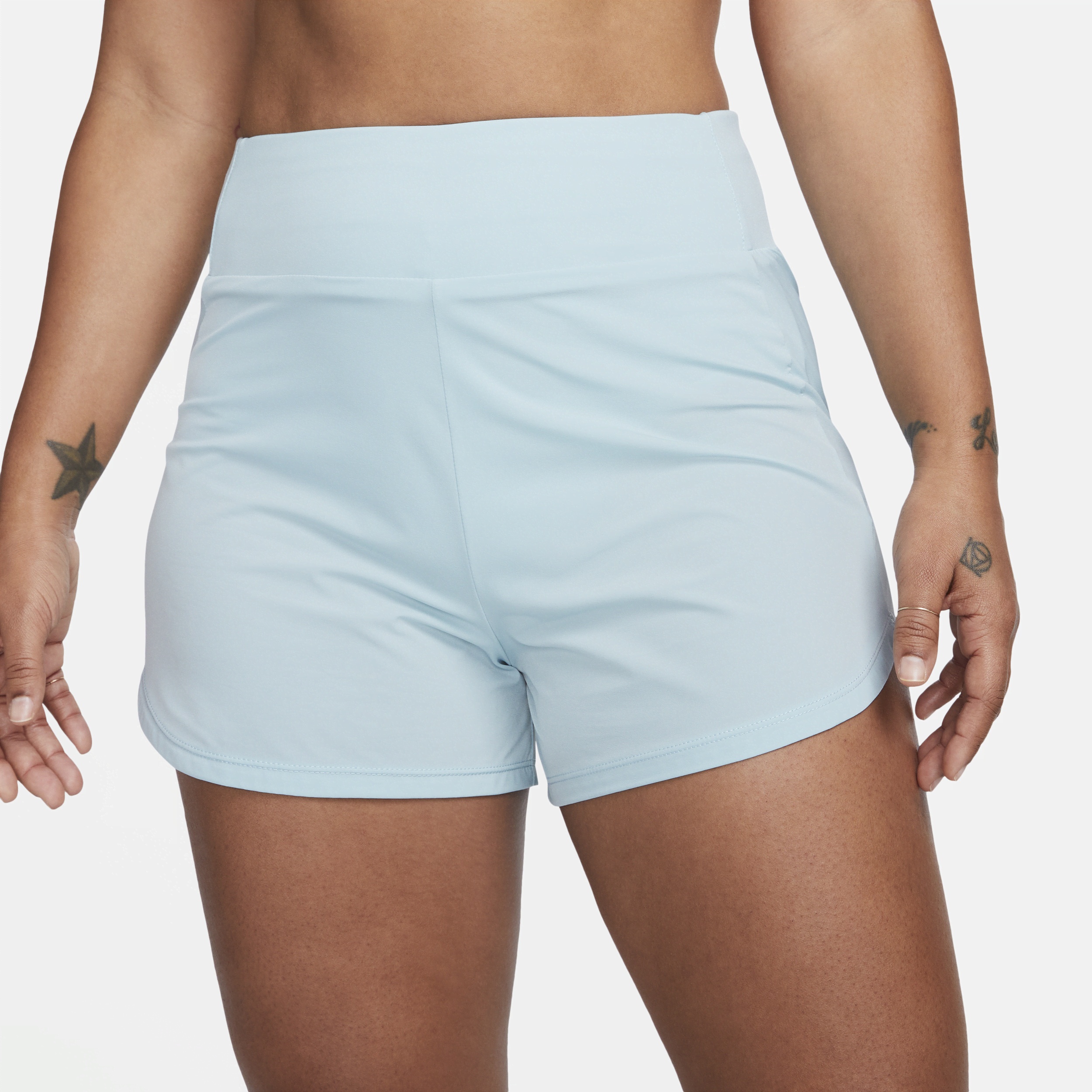 Nike Women's Bliss Dri-FIT Fitness High-Waisted 3" Brief-Lined Shorts - 2