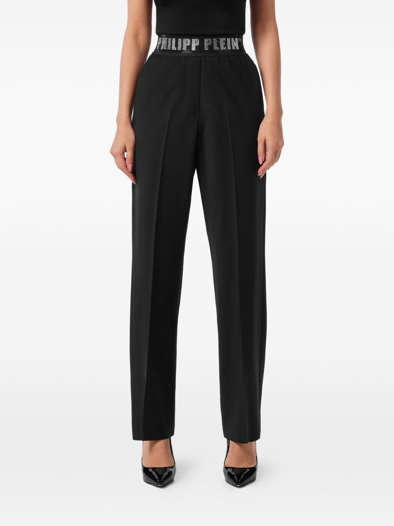 embellished-waistband trousers 3
