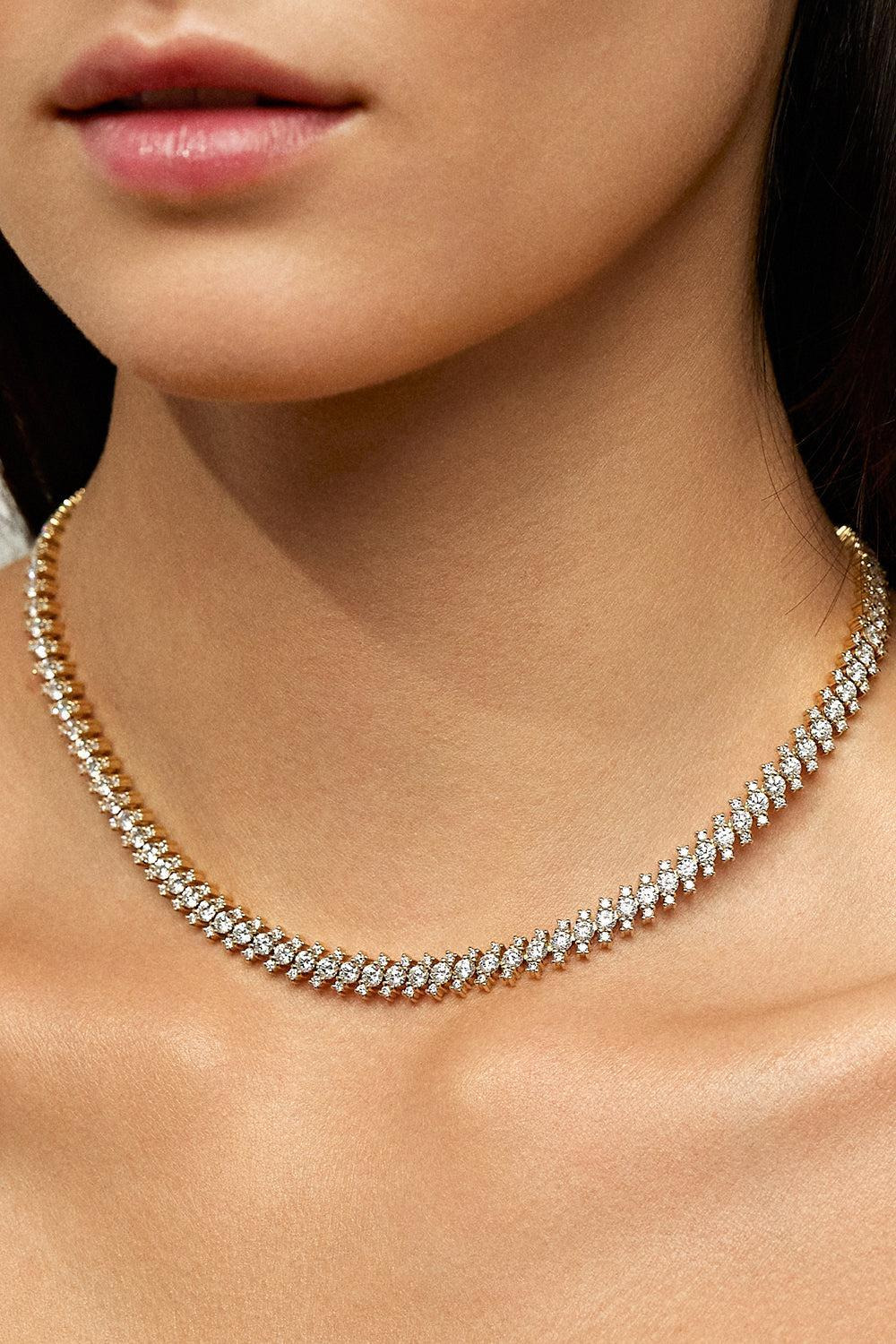 Small Maya Diamond Necklace - 2