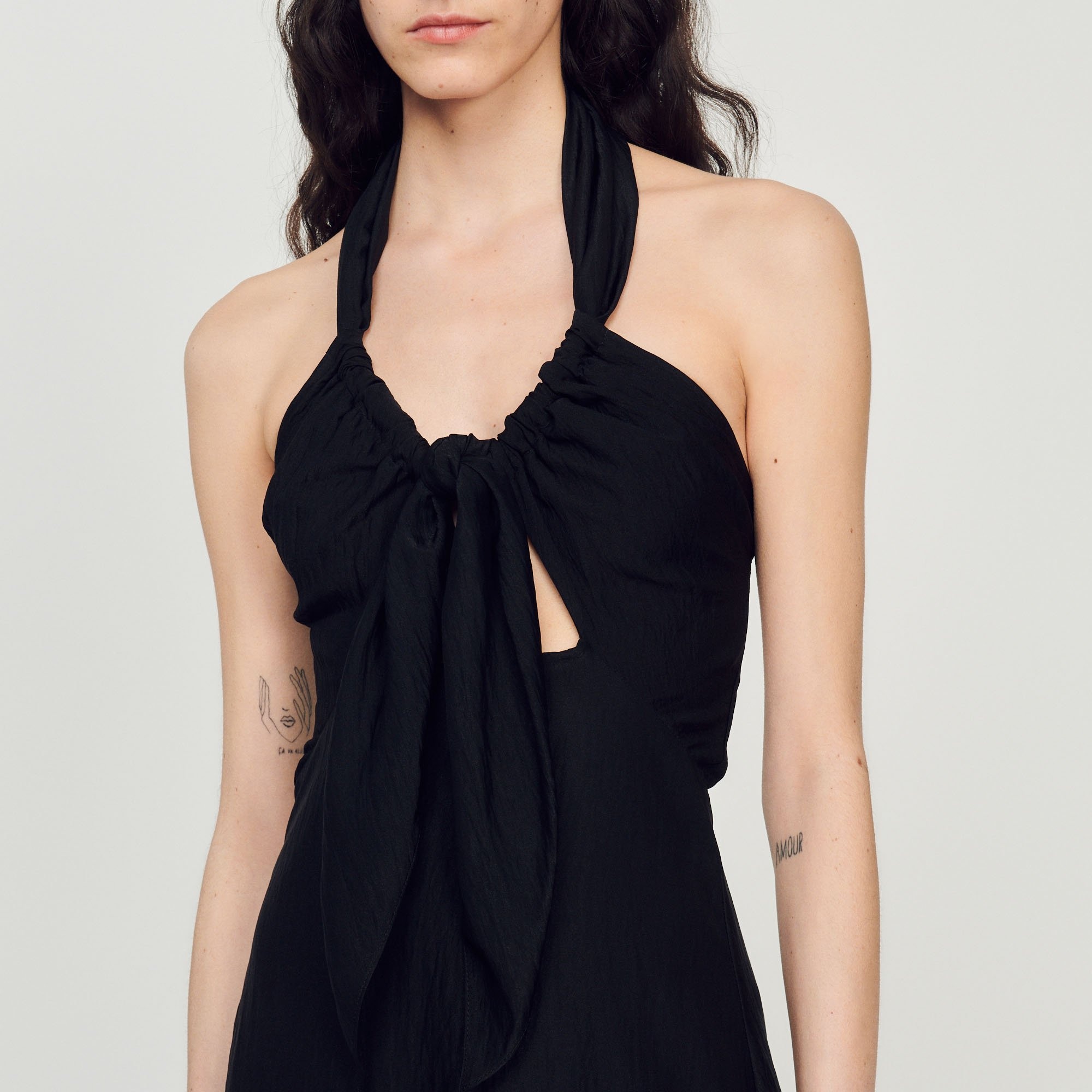 Tied backless dress - 4