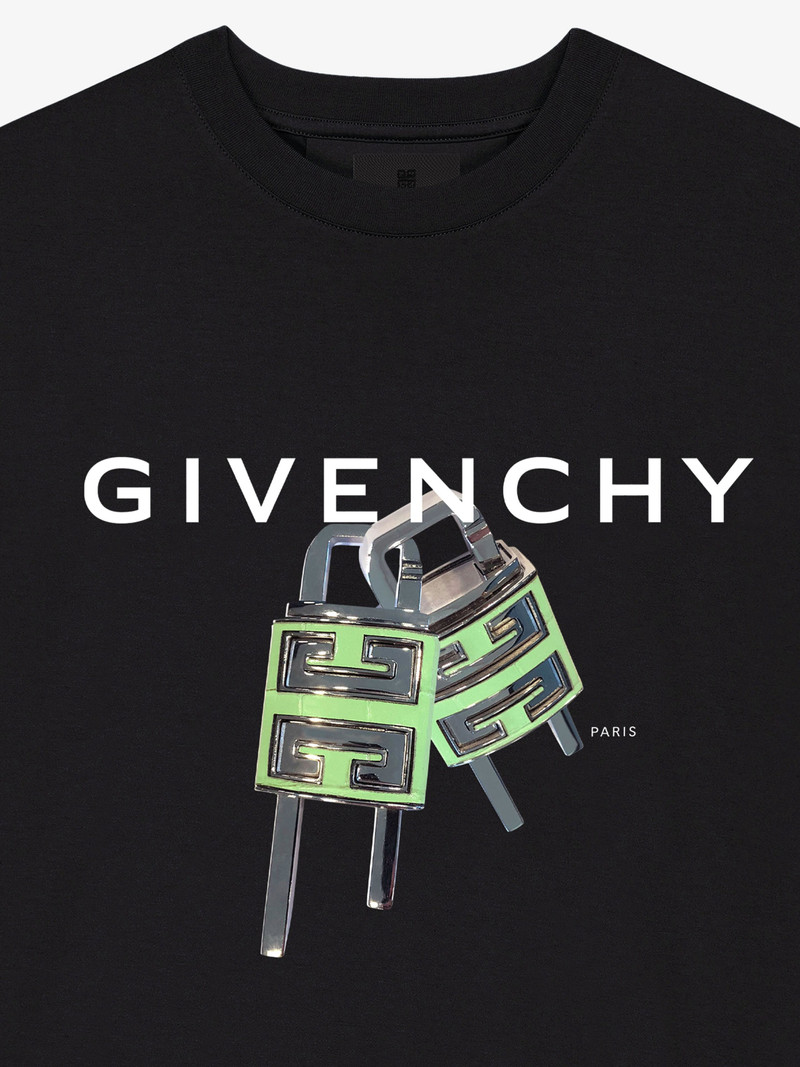 GIVENCHY 4G LOCK SLIM FIT T-SHIRT 5
