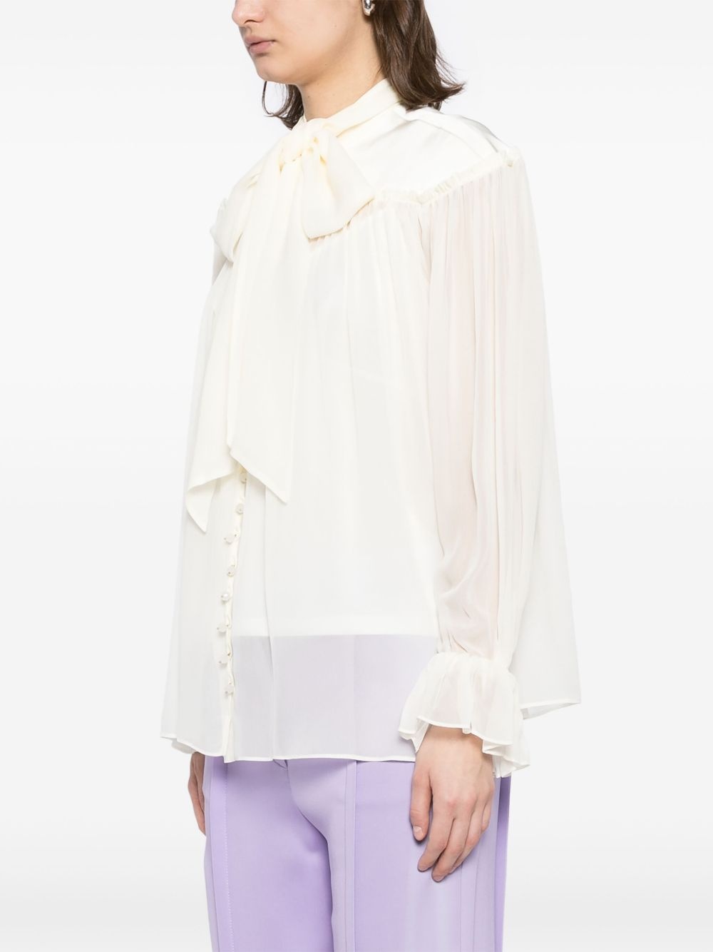 shimmering buttons blouse - 3