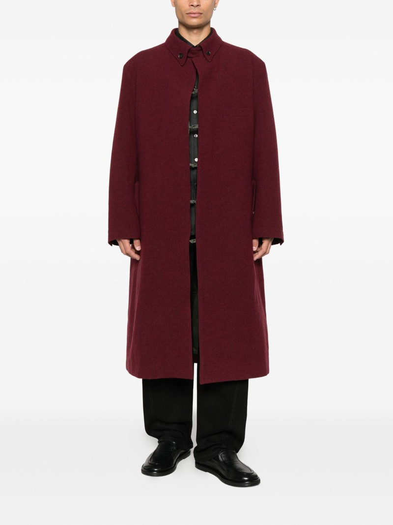 Yohji Yamamoto single-breasted coat outlook