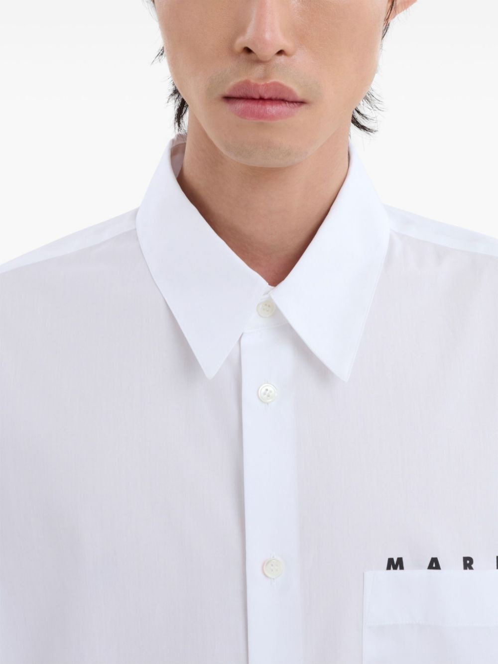 logo-print shirt - 5