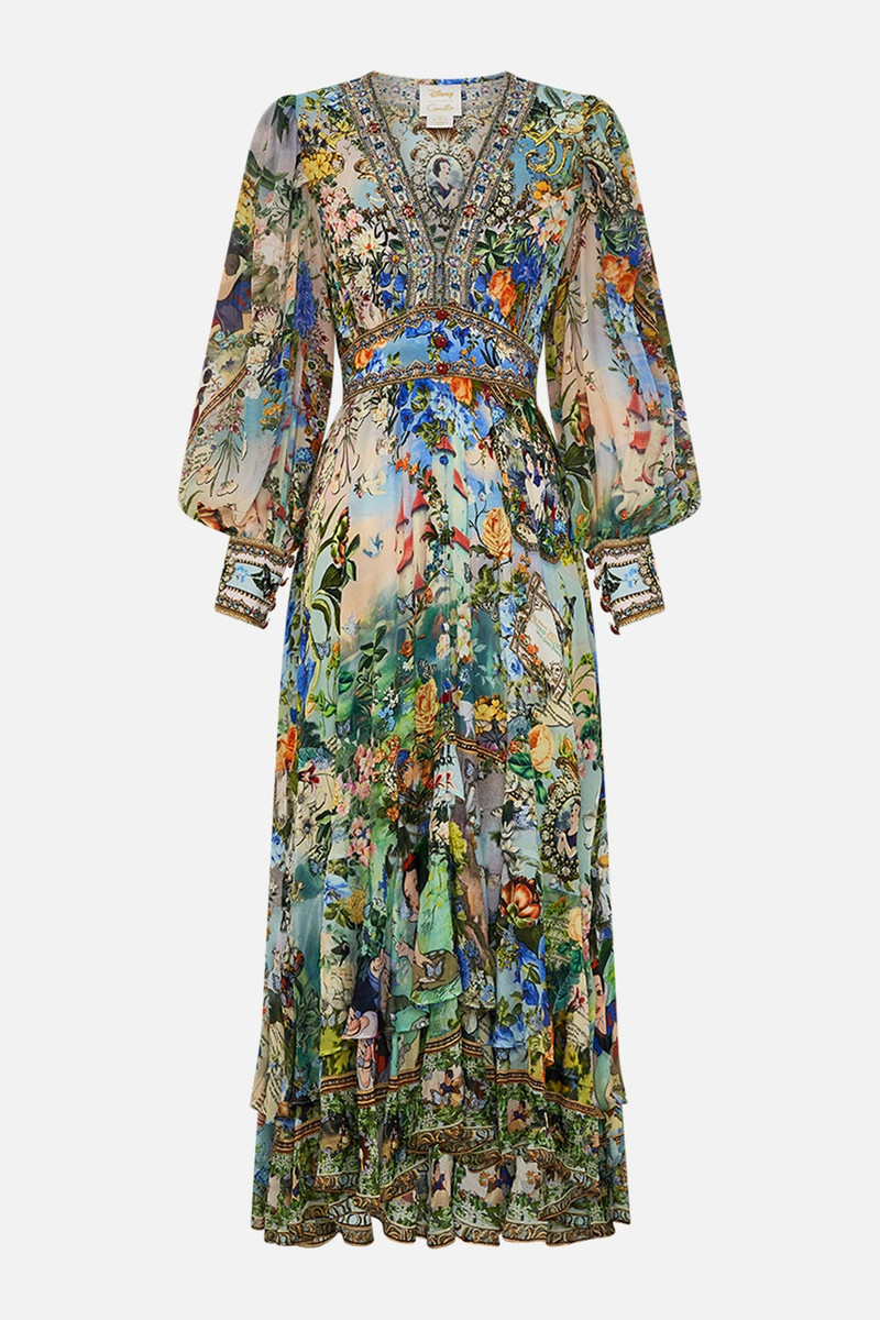 LONG BUTTON FRONT DRESS 1