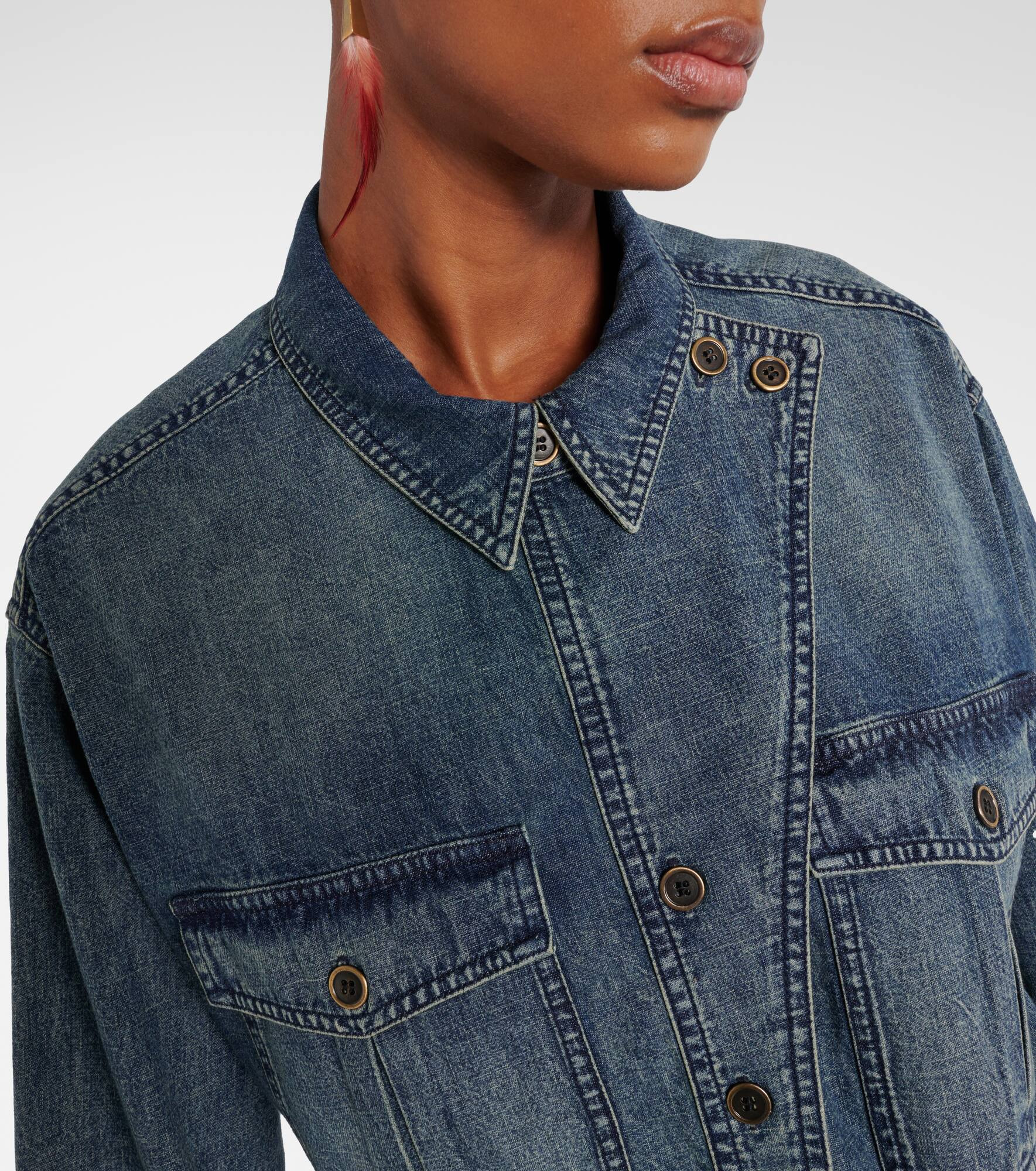 Denim jumpsuit - 4