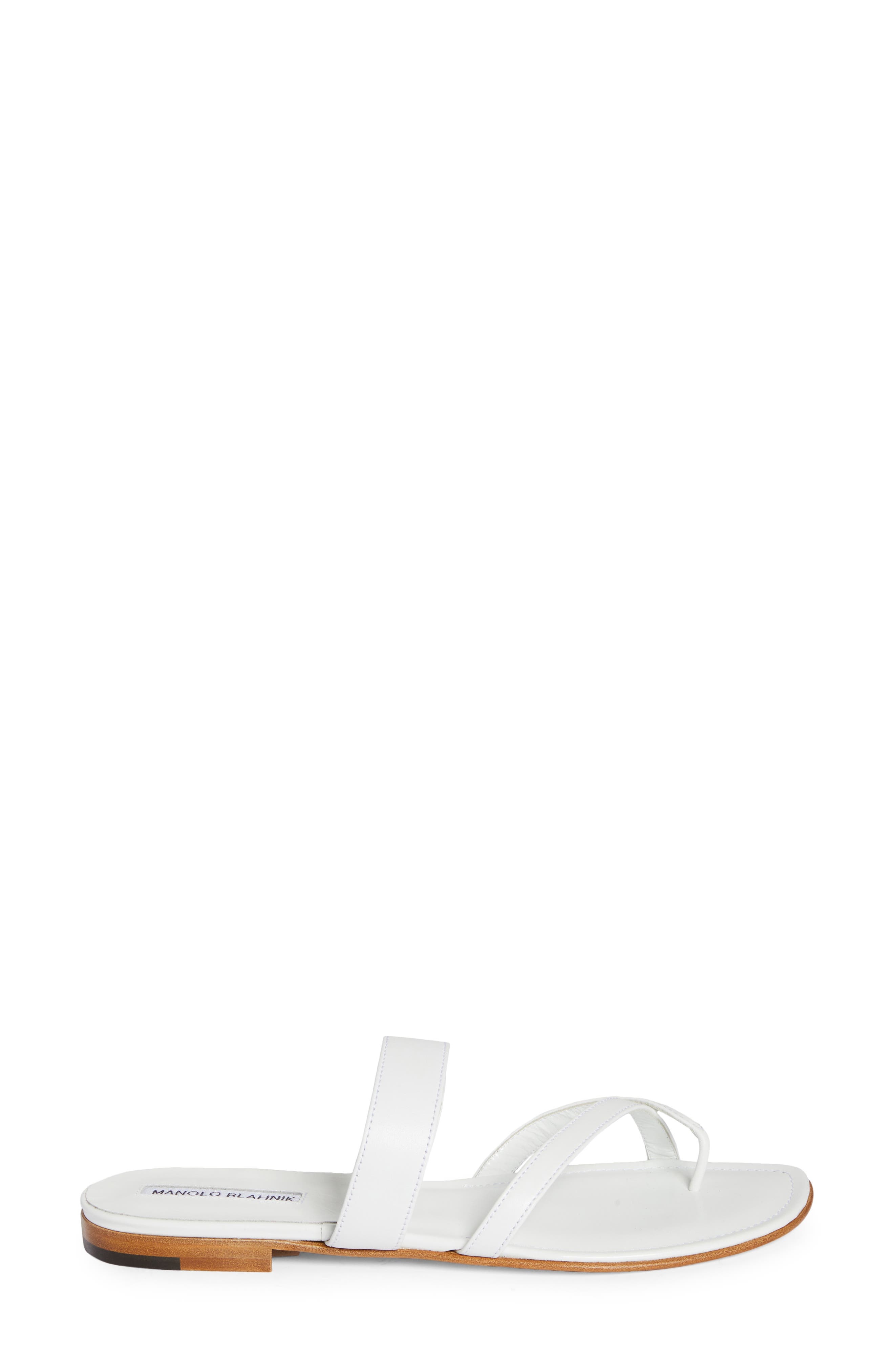 Manolo Blahnik Susa Sandal in White at Nordstrom - 3