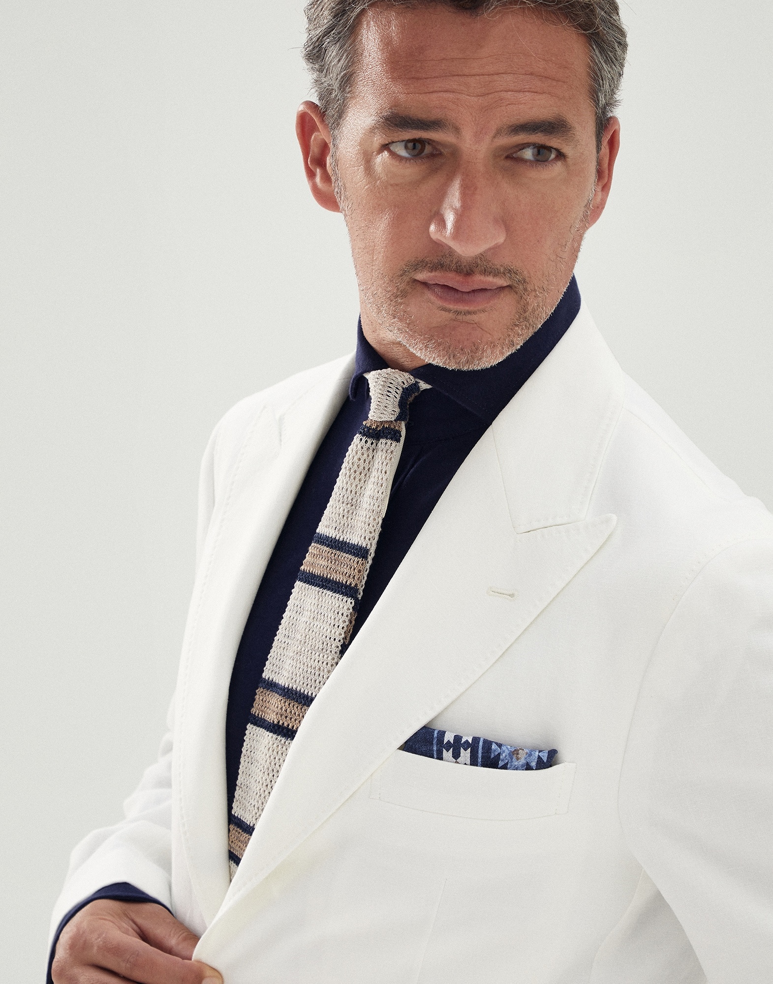 Double face silk pocket square - 3