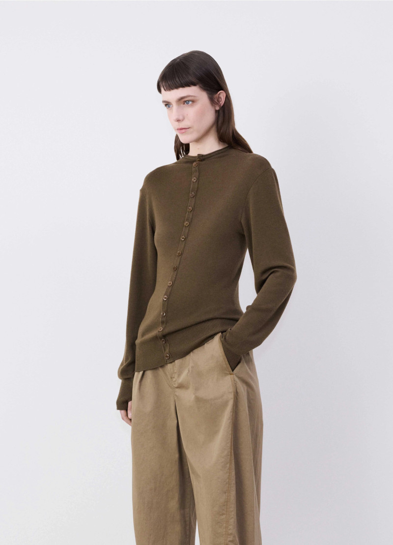 Lemaire FITTED SEAMLESS CARDIGAN outlook