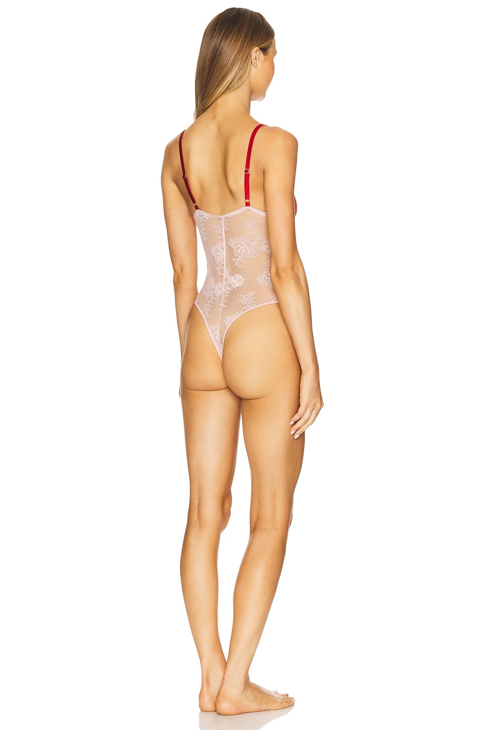 Bouquet Lace Heart Bodysuit - 3