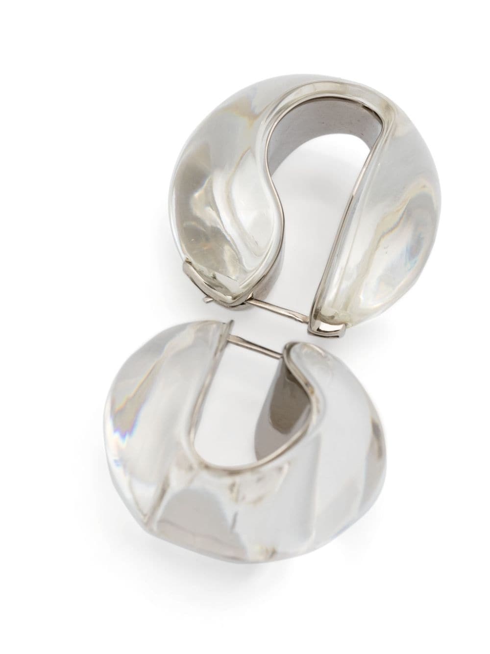logo earrings - 3