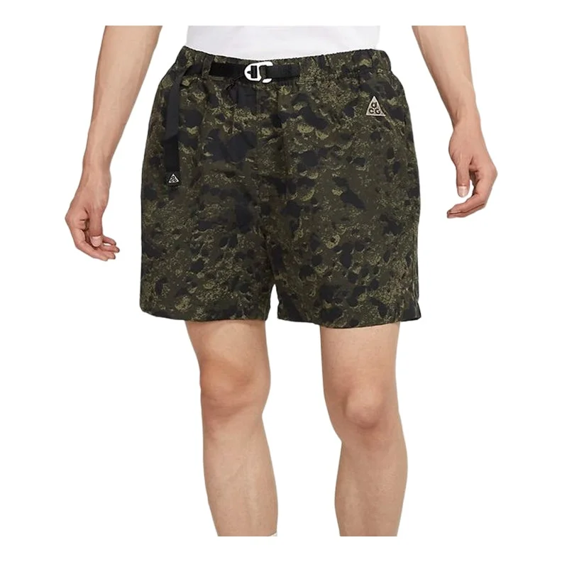 Men's Nike ACG Camouflage Belt Straight Loose Sports Shorts Camouflage DH7220-355 - 1