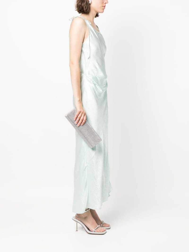 Amina Muaddi Paloma crystal-embellished clutch bag outlook