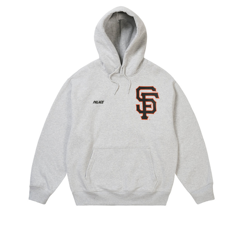 PALACE SAN FRANCISCO GIANTS HOOD GREY MARL 1