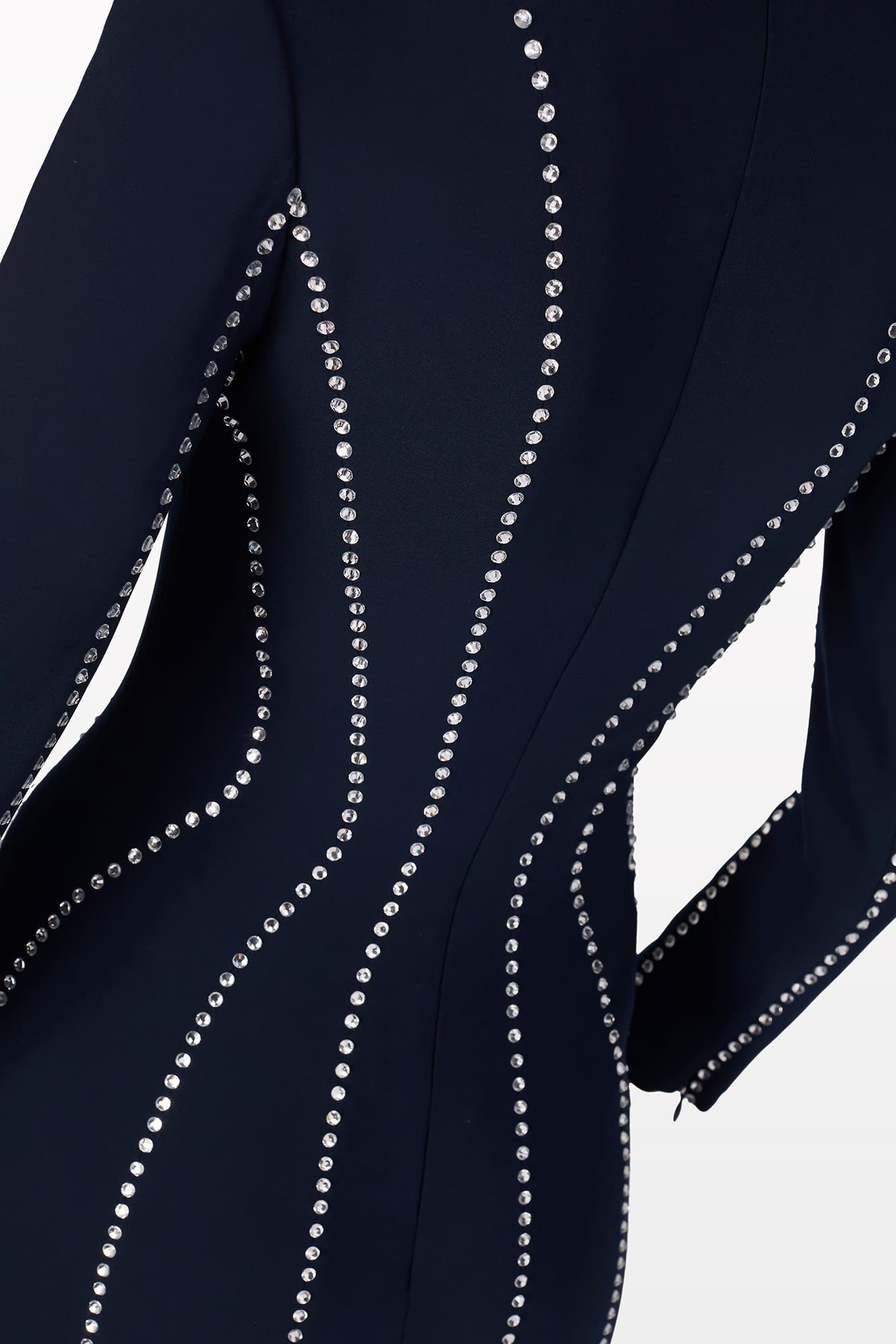 Jenny Packham Victoire Rhinestone-Embellished Maxi Gown in Ink at Nordstrom - 5