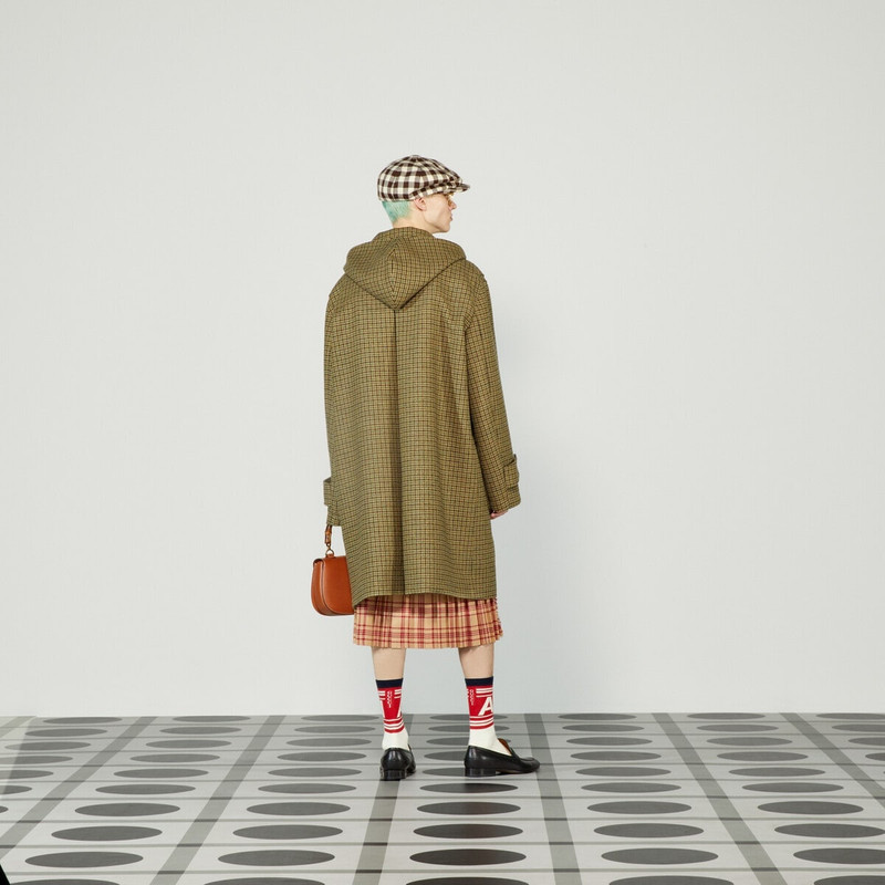 Gucci HA HA HA houndstooth coat 3