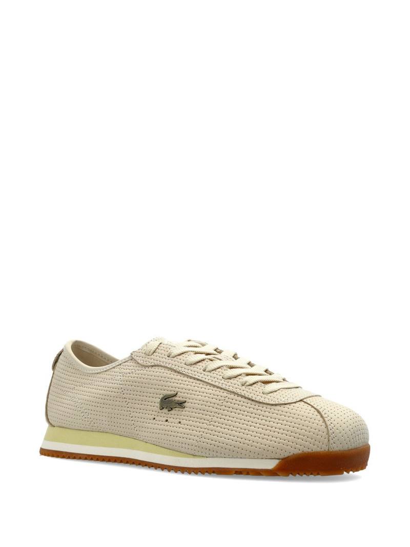 LACOSTE perforated logo sneakers outlook