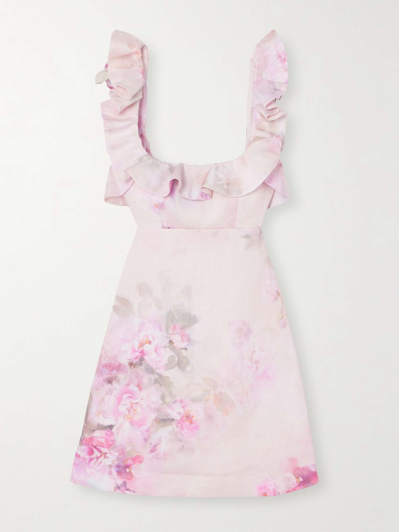 【送料&関税込】Zimmermann Crush Frill Floral Printed Mini D Zimmermann Crush Frill Minidress | Saks Fifth Avenue