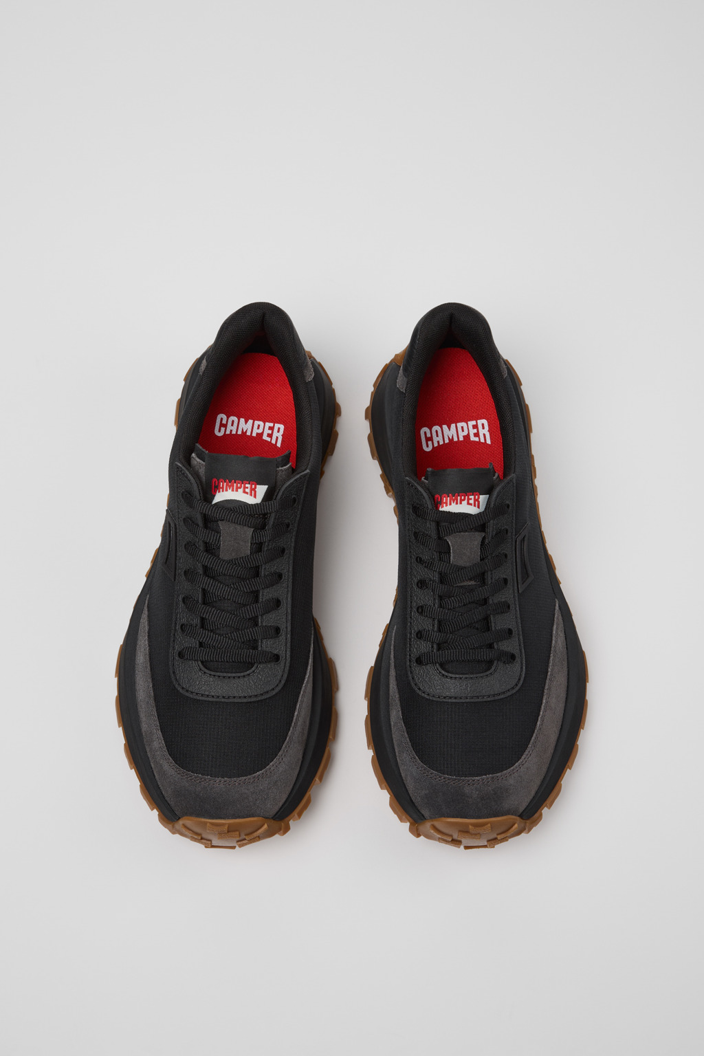 Multicolor Textile and Nubuck Sneakers for Men. - 4