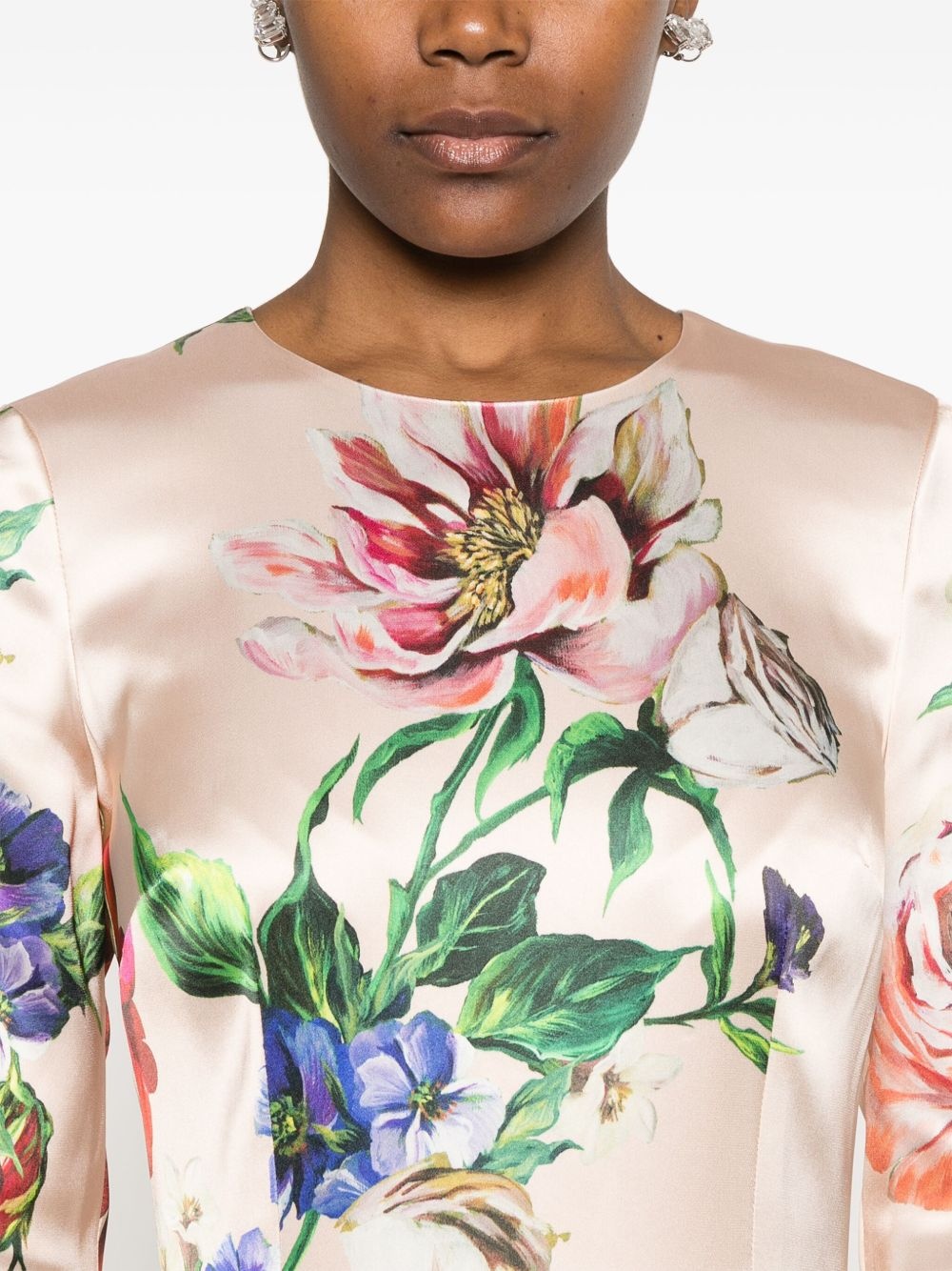 floral-print dress - 5