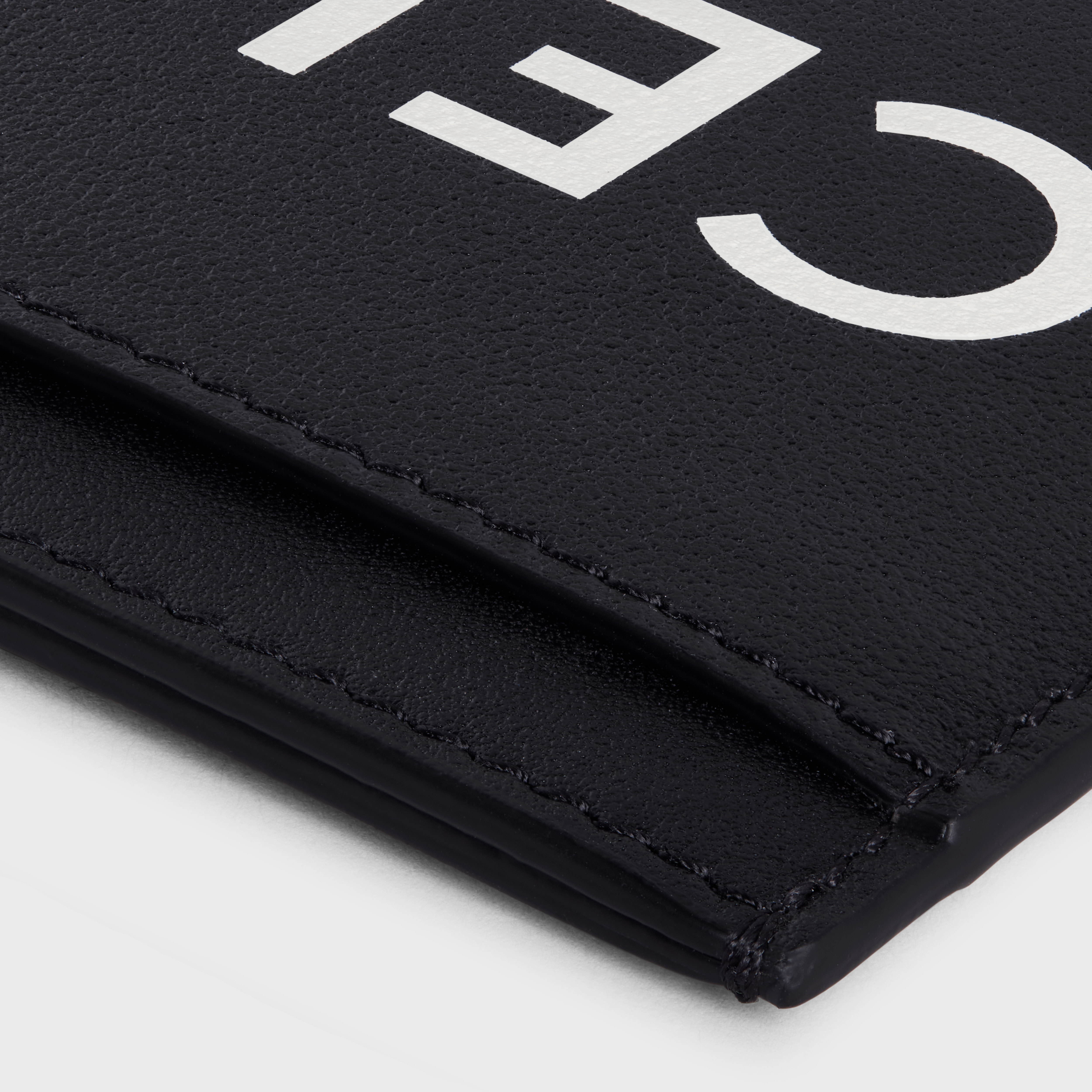 Card holder in Smooth Calfskin with Celine Print - 4
