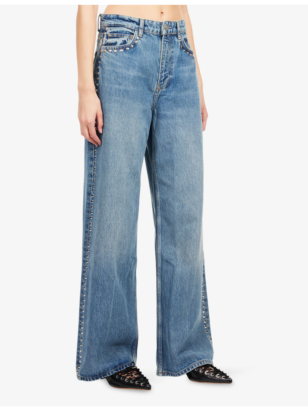Cary Slouchy Wide-Leg Denim Jeans - 3