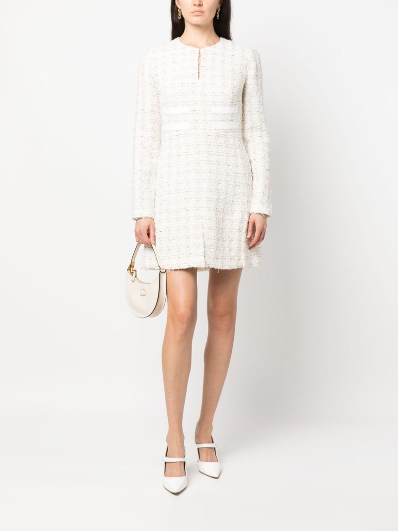 GIAMBATTISTA VALLI long-sleeve tweed minidress outlook