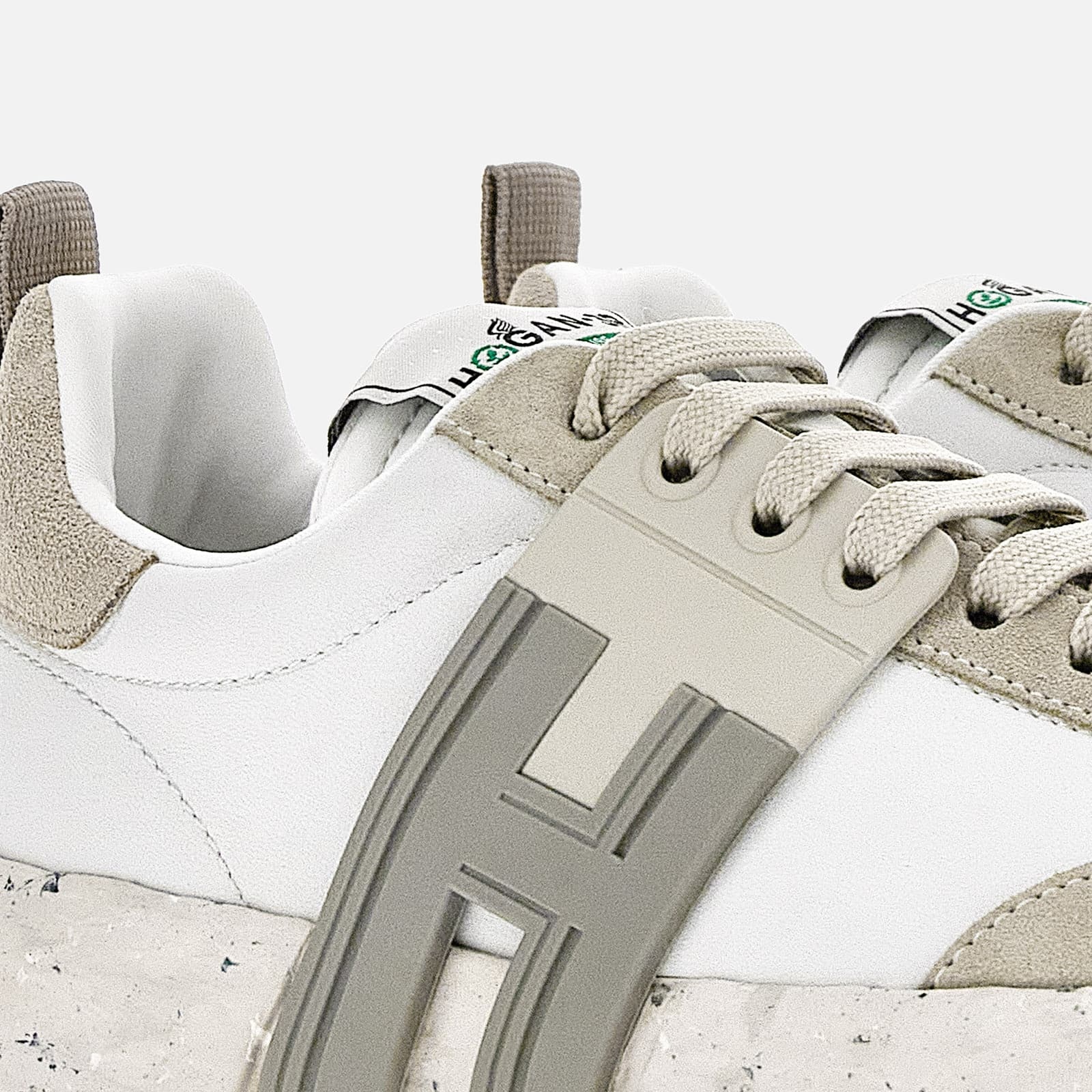 Sneakers Hogan-3R White Beige Grey - 6