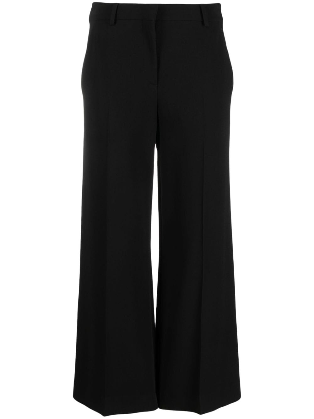 mid-rise cropped tailored trousers - 1