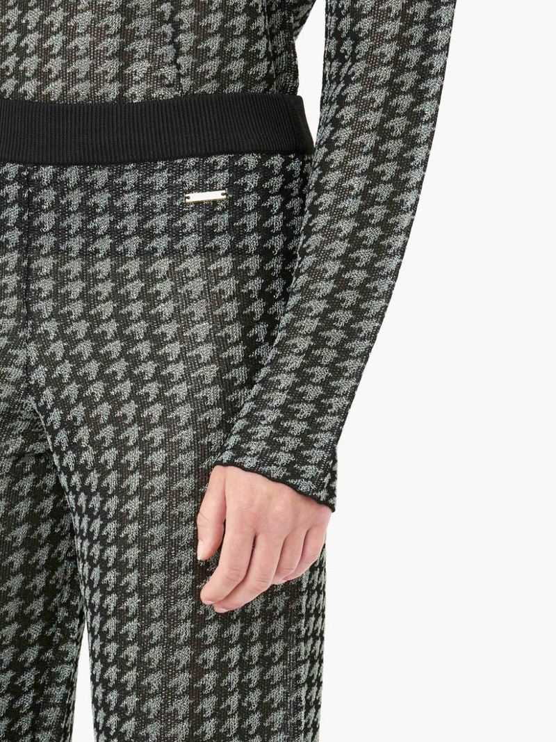 SHEER JACQUARD TROUSERS 5