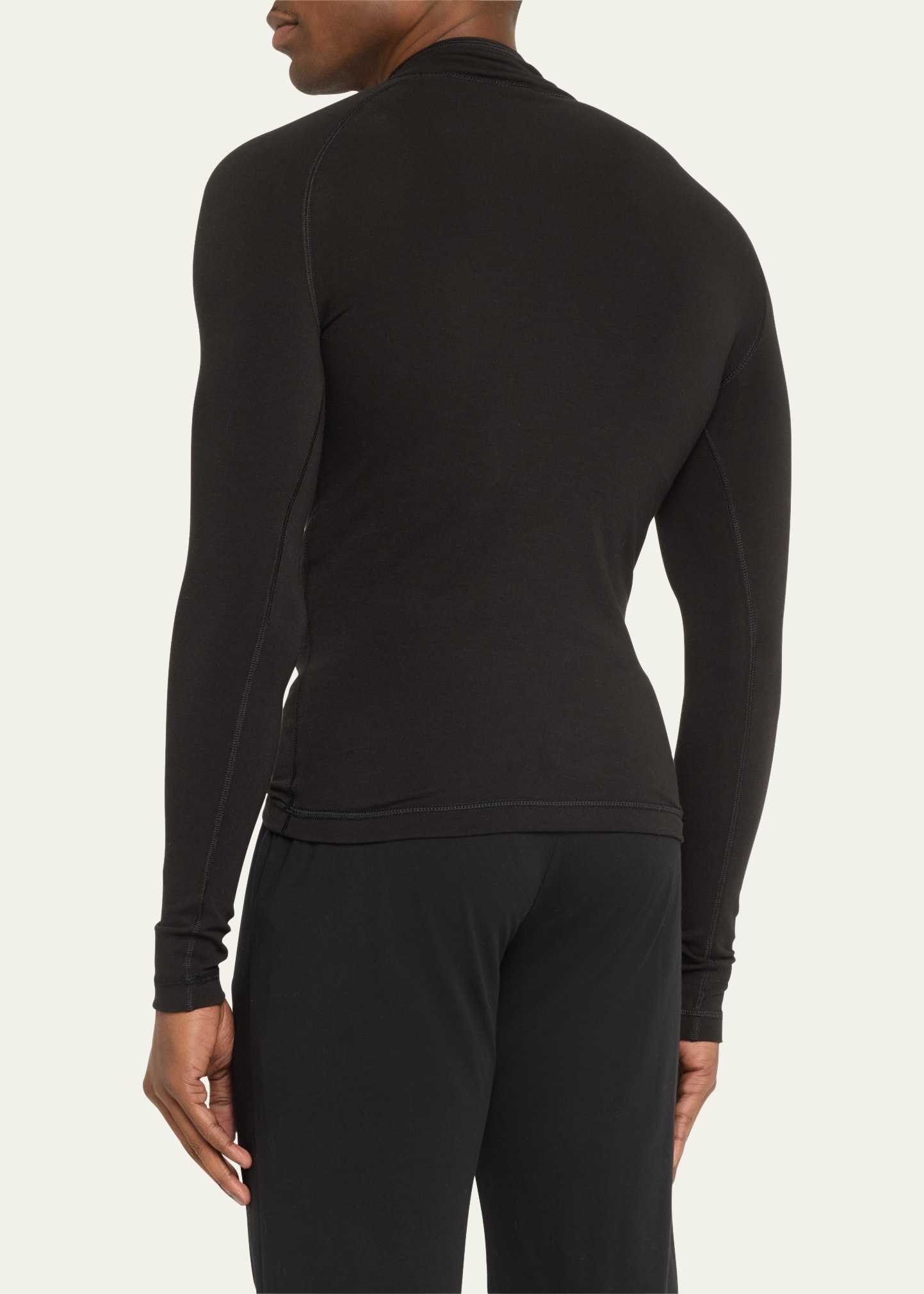 Men's Ski Logo Print Thermal Base Layer Shirt - 3