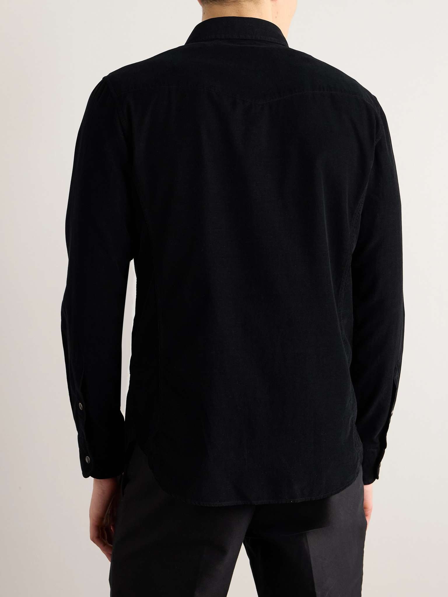 Cotton-Corduroy Western Shirt - 4
