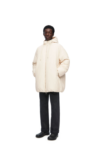Loewe Padded bomber coat in technical cotton outlook