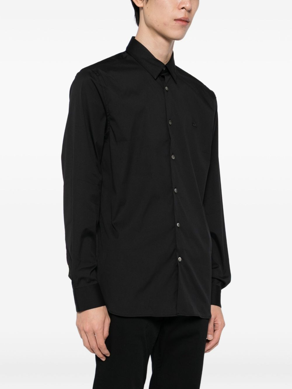 logo-appliqué shirt - 3