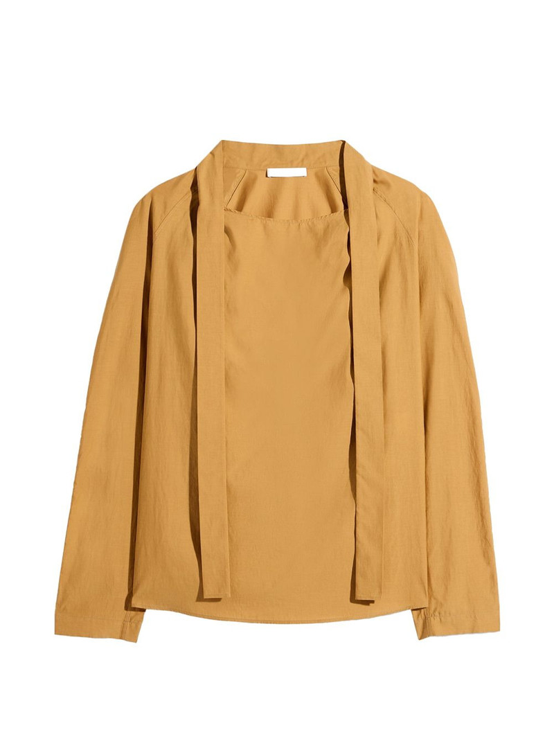 Ascot tie-fastening blouse 1