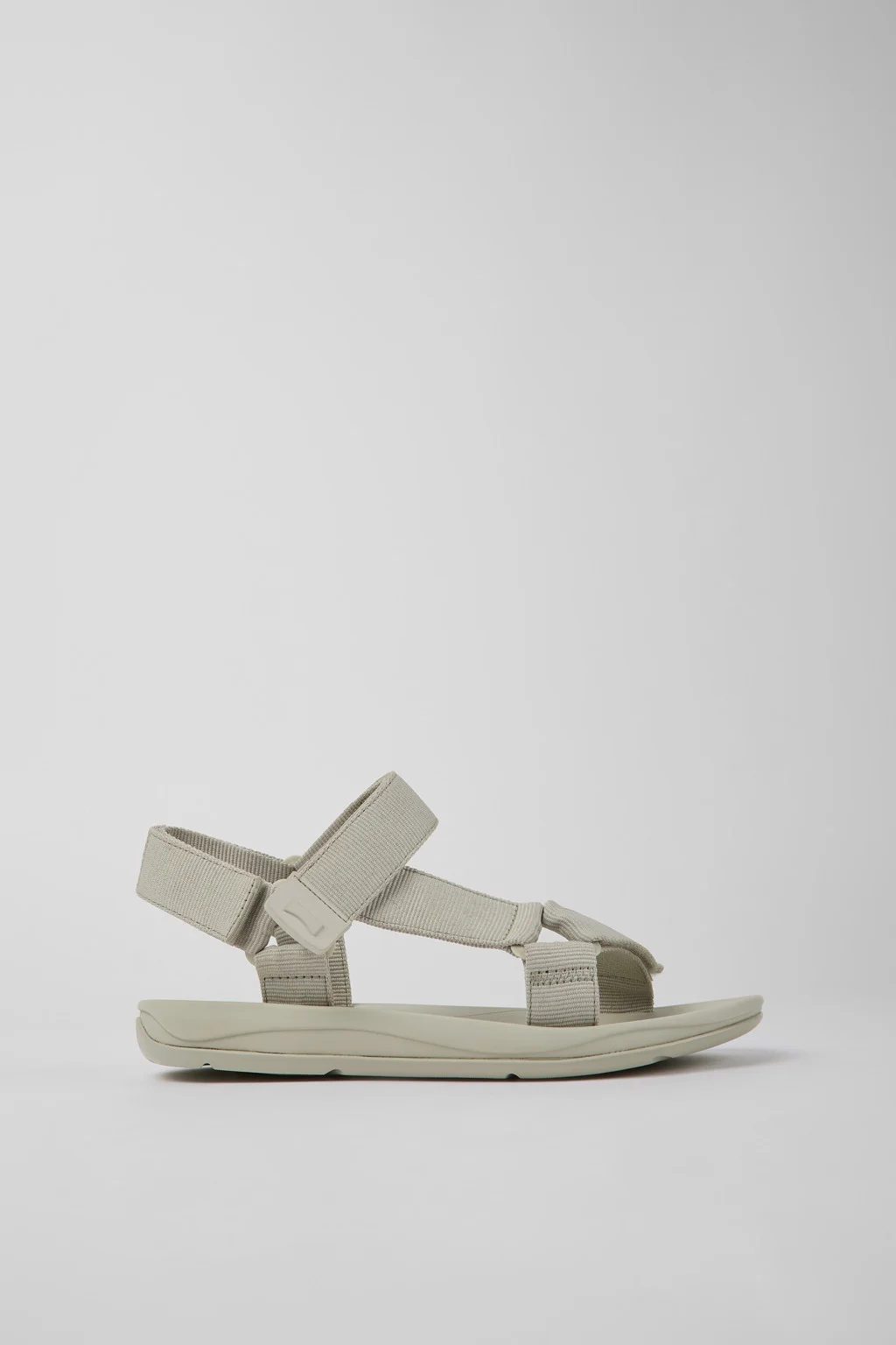 Match Gray textile sandals for men - 1