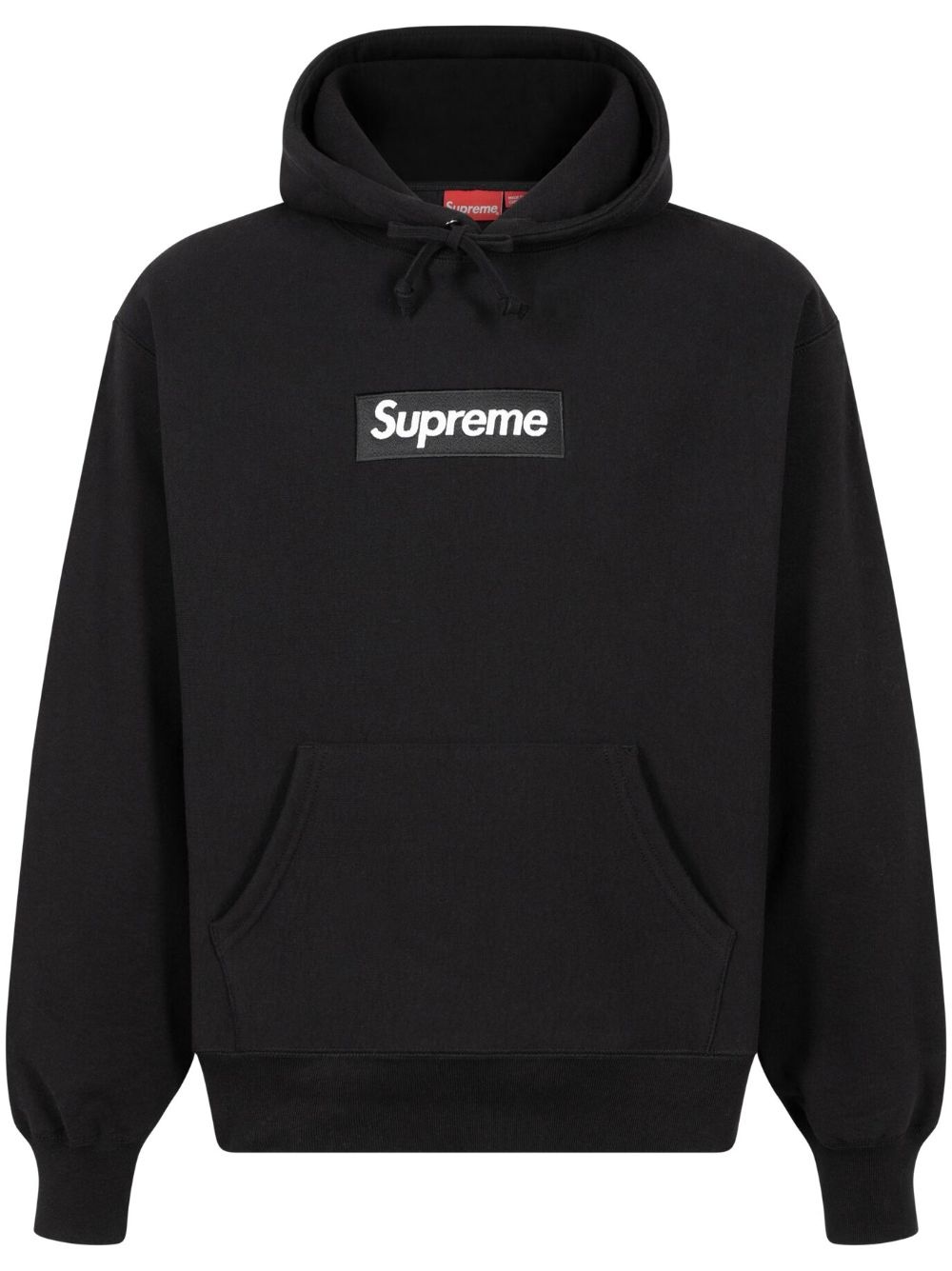 Box Logo cotton hoodie - 1