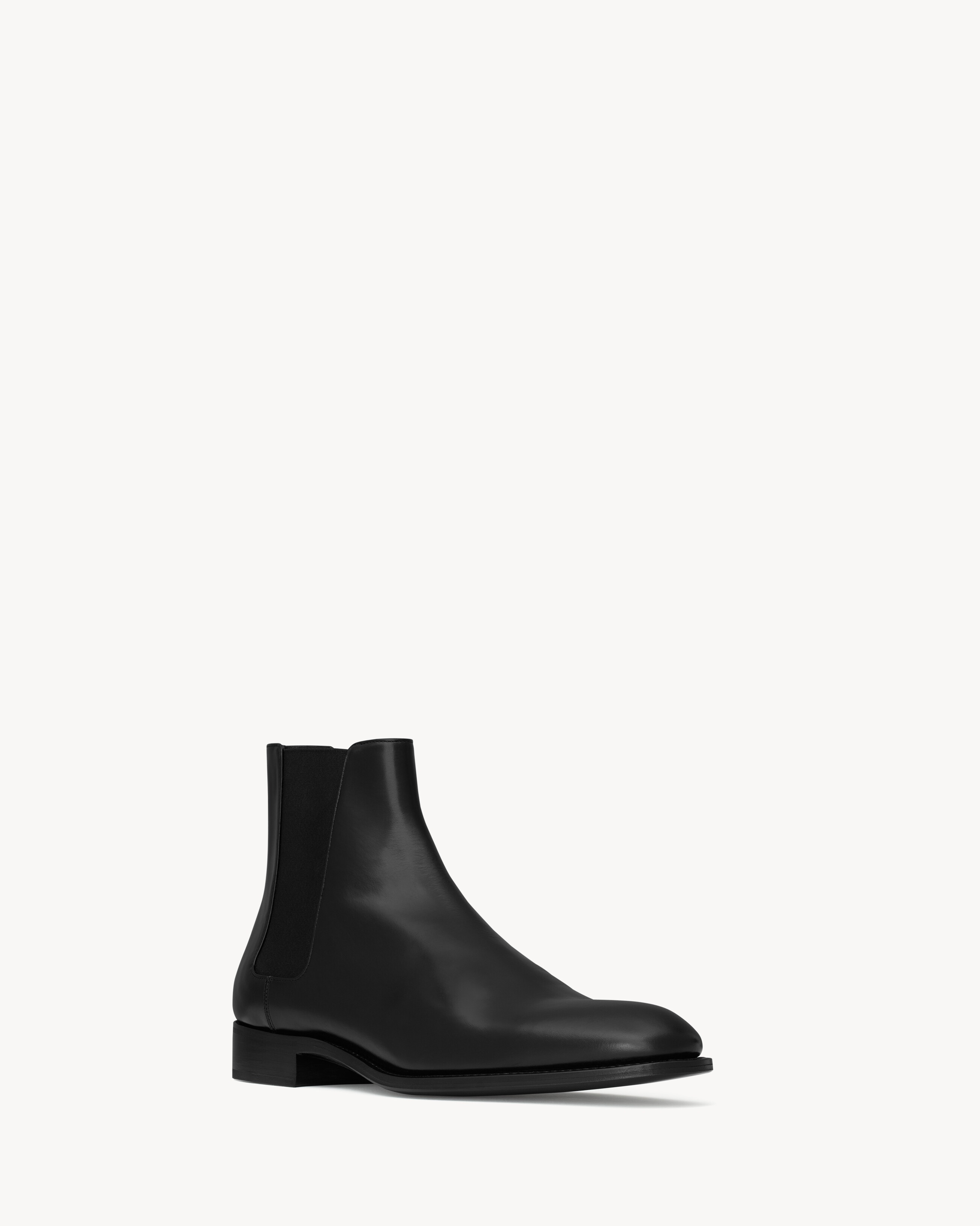 ADRIEN CHELSEA BOOTS IN BOX SAINT LAURENT LEATHER - 3