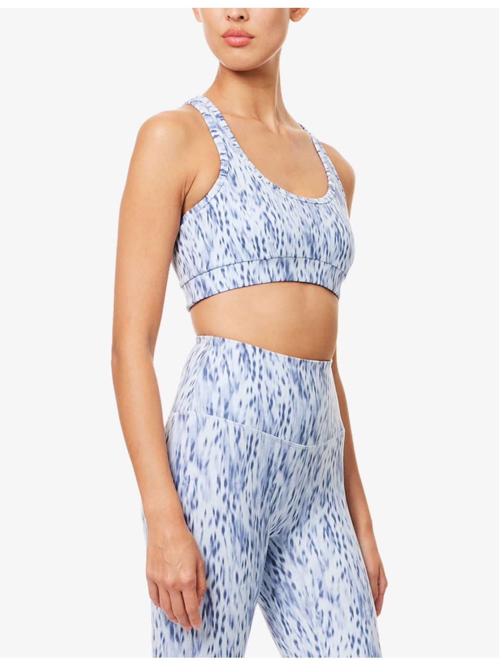 Move Selma graphic-pattern stretch-jersey bra - 3