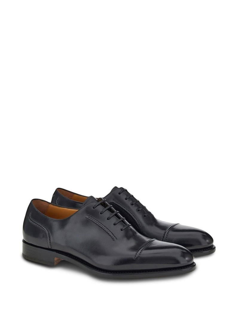 FERRAGAMO leather Oxford shoes outlook