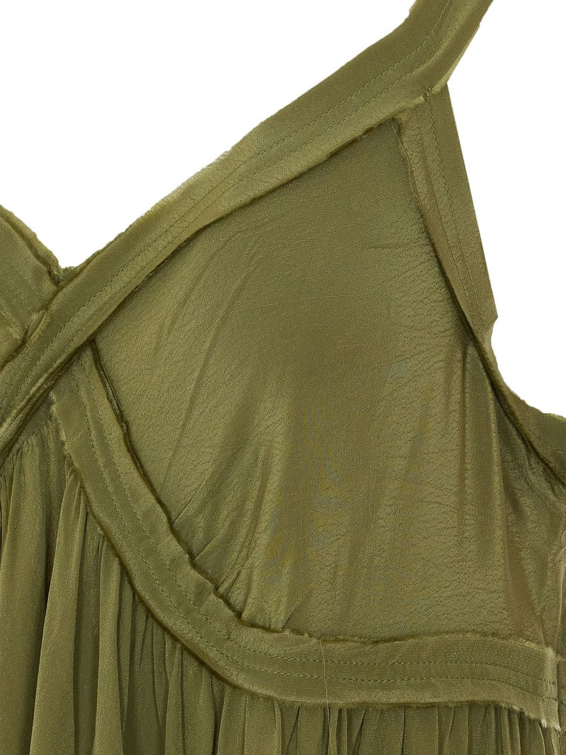 V-neck flared maxi dress 4