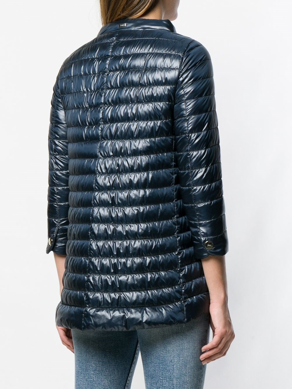 Nylon midi down jacket - 4